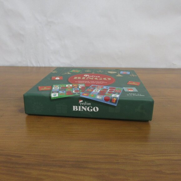 Festive Bingo by Professor Puzzle Christmas Bingo Game Includes 4 Boards SEALED - Picture 3 of 4